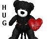 I Love You HUG Bear bw