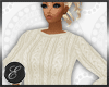 !E Knitted sweater beige