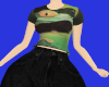 mall goth y2k crop top