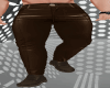 pants sintetica - brown