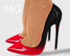 Red & Black Heels