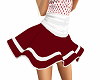 red/whit layerable skirt