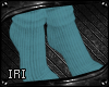 [Iri] Teal Wool Socks