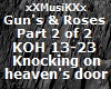 Knocking heaven's door
