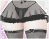❄ Fur Skirt Black