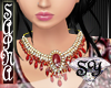 [SY]Sinduri red necklace
