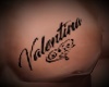 Valentina Chest Tattoo