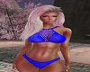 Hot  Royal Blue Bikini