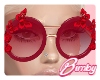 Red Glamour Sunglasses