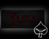 Yuki Name Plate