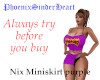 Nix Miniskirt purple