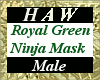 Royal Green Ninja Mask