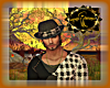 DW FALL PLAID BOWLER HAT