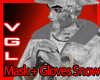 Mask + Gloves Snow