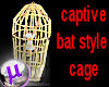 angel bat gold cage