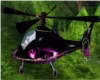 Animated pink Helicopter