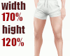 Expand Legs Width 170%