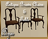 Antique Brwn Chairs