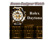 Brown Designer Watch
