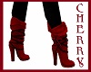 BOOTS~CHERRY RED