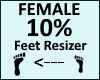 Feet Scaler 10%
