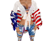 4th Of July Flag Shawl