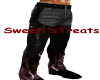 Gray flame chaps