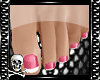 +Cute Feet - Pink Nails