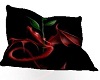 red rose dragon pillow