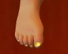 24K golden toes