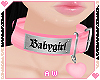 ❤ Babygirl Collar