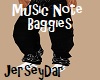 Music Note Baggies