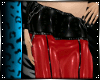 [C] Baggy PVC Pants Red