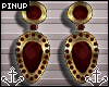 ⚓ | Regal Earrings Red