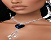 Blue Heart Necklace