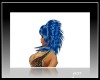 blue spikey hair