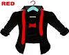 STEM Black Shirt Red Tie