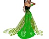 Black/Green Gown