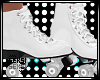S! White Roller Skates