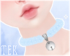 [T] Fluffy Choker blue