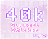 Support Sticker | 40k