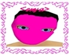 pink hell  ninja mask
