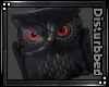 ! Leather Owl-Red Eyes