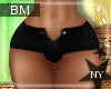 ✮ Open Shorts Blk BM