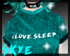 ~S~I love sleep:Crop top