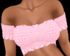 Pink Ruffled Crop Top