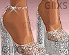 @Cristal Sequin Heels