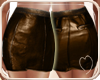 !NC Leather Skirt Brun