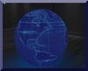Anim. Blue Globe Lamp