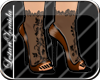 {LZ}Lace heels Copper